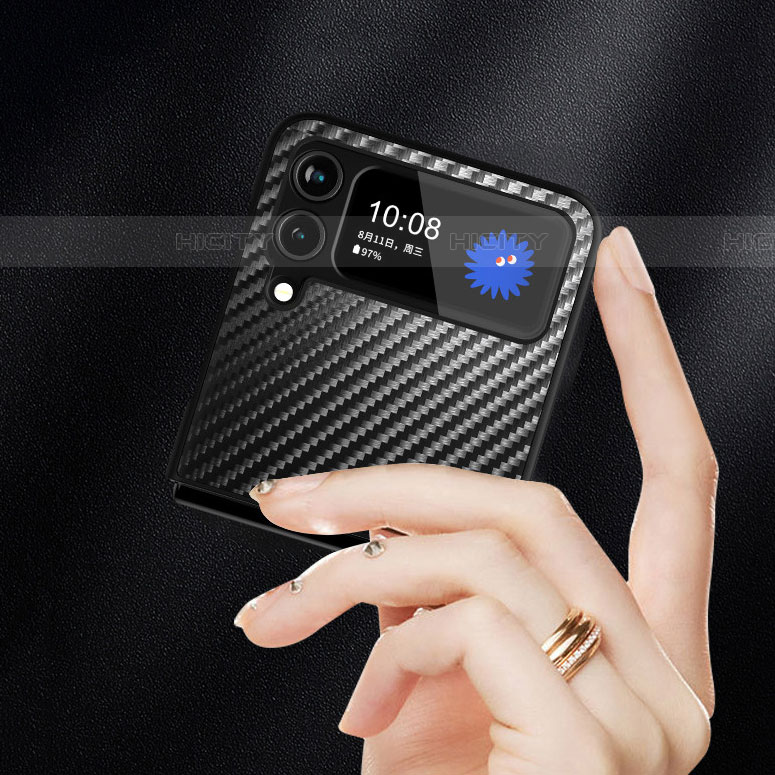 Coque Plastique Rigide Etui Housse Mat Serge pour Samsung Galaxy Z Flip4 5G Plus