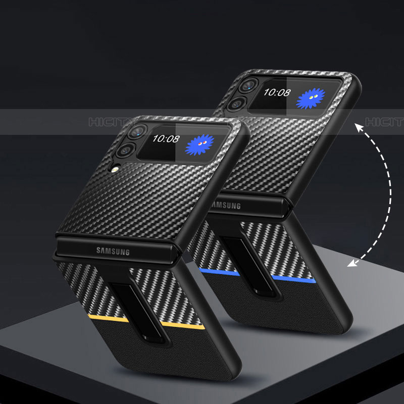 Coque Plastique Rigide Etui Housse Mat Serge pour Samsung Galaxy Z Flip4 5G Plus
