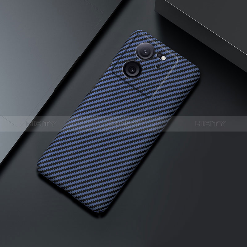 Coque Plastique Rigide Etui Housse Mat Serge pour Xiaomi Mi 13T 5G Bleu Plus