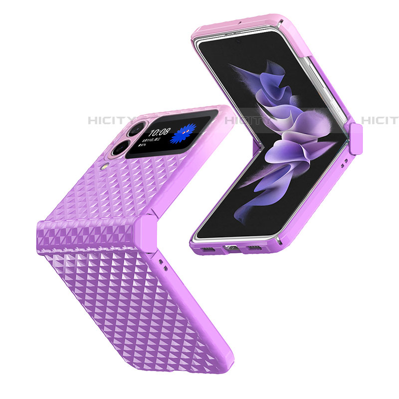 Coque Plastique Rigide Etui Housse Mat T03 pour Samsung Galaxy Z Flip4 5G Plus
