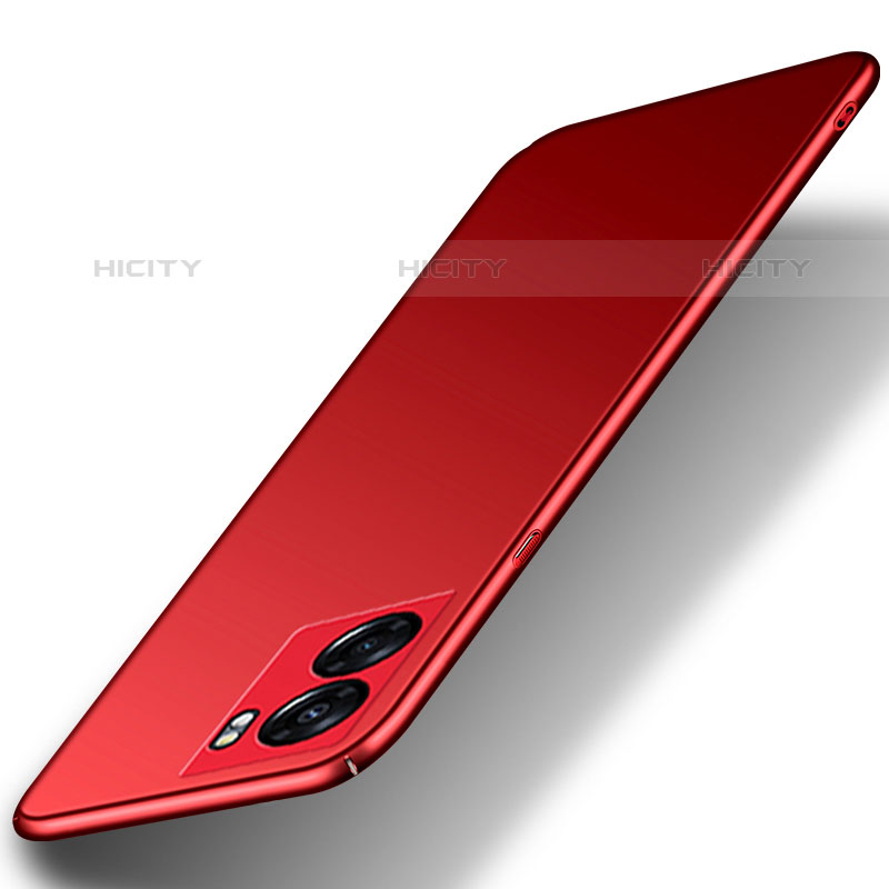 Coque Plastique Rigide Etui Housse Mat YK1 pour OnePlus Nord N300 5G Rouge Plus