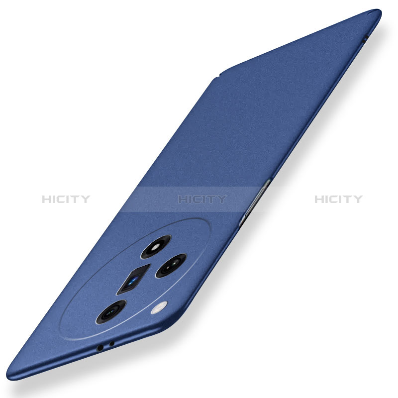 Coque Plastique Rigide Etui Housse Mat YK1 pour Oppo Find X7 Ultra 5G Bleu Plus