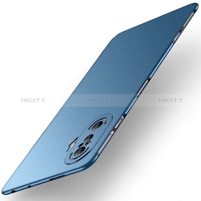 Coque Plastique Rigide Etui Housse Mat YK1 pour Xiaomi Poco F3 GT 5G Bleu Plus