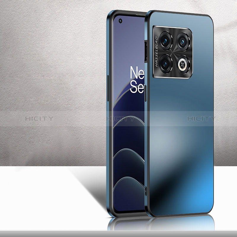 Coque Plastique Rigide Etui Housse Mat YK2 pour OnePlus 10 Pro 5G Bleu Plus