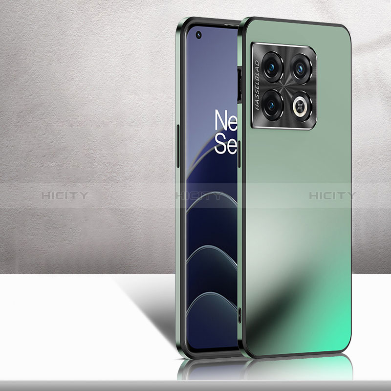 Coque Plastique Rigide Etui Housse Mat YK2 pour OnePlus 10 Pro 5G Vert Plus