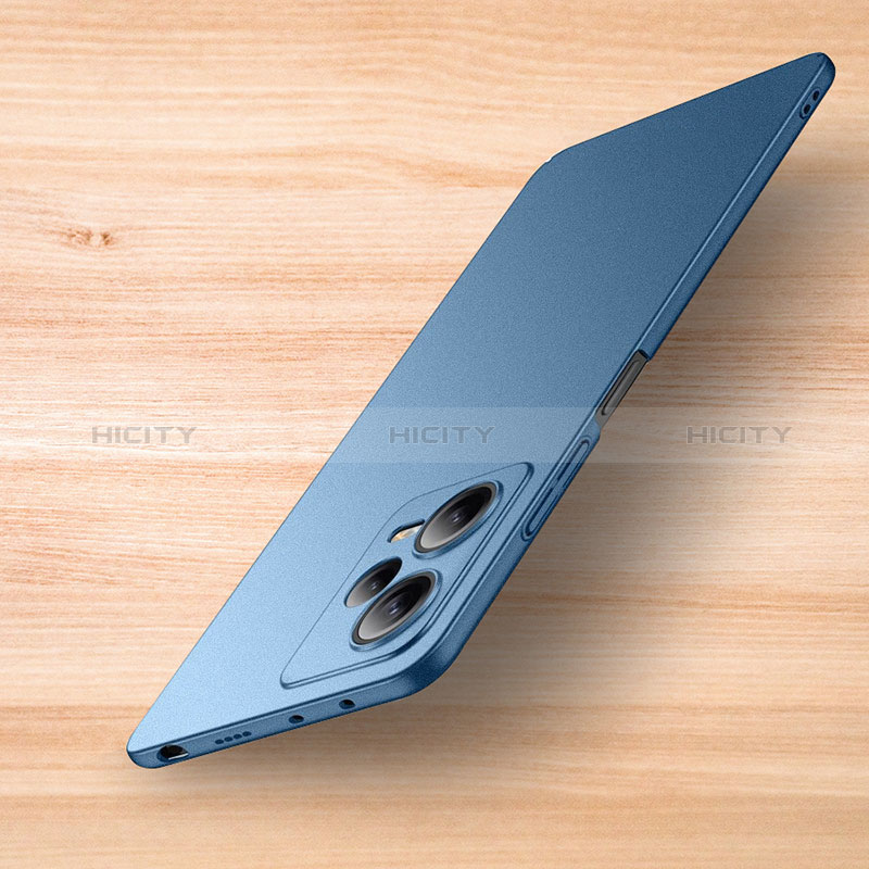 Coque Plastique Rigide Etui Housse Mat YK2 pour Xiaomi Redmi Note 12 5G Bleu Plus