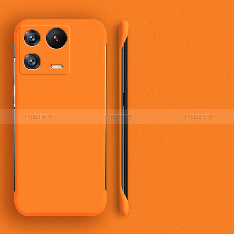 Coque Plastique Rigide Etui Housse Mat YK4 pour Xiaomi Mi 13 5G Orange Plus