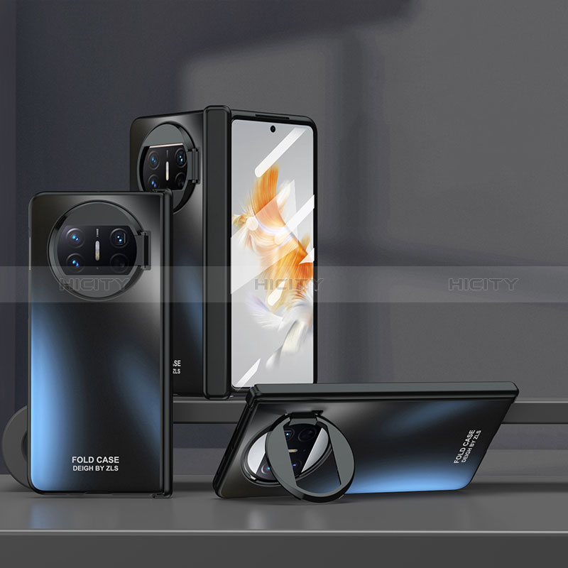 Coque Plastique Rigide Etui Housse Mat ZL2 pour Huawei Mate X3 Noir Plus