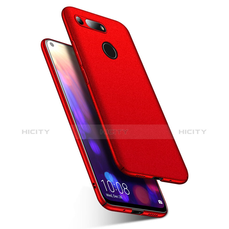 Coque Plastique Rigide Etui Housse Sables Mouvants pour Huawei Honor View 20 Rouge Plus