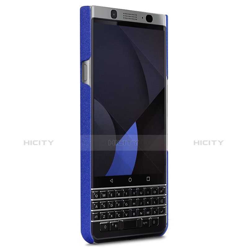 Coque Plastique Rigide Etui Sables Mouvants pour Blackberry KEYone Bleu Plus