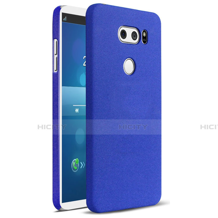 Coque Plastique Rigide Etui Sables Mouvants pour LG V30 Bleu Plus