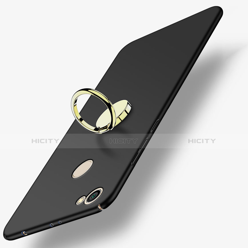 Coque Plastique Rigide Mat avec Support Bague Anneau pour Xiaomi Redmi Note 5A Pro Noir Plus
