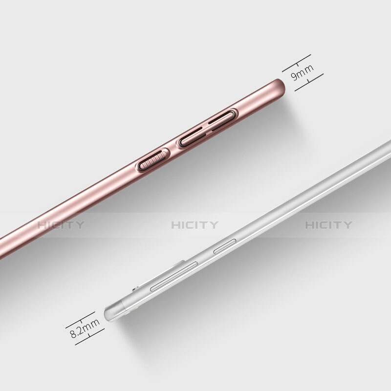 Coque Plastique Rigide Mat et Support Bague Anneau pour Huawei Honor 6X Pro Or Rose Plus