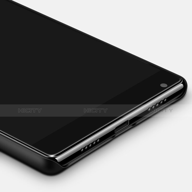 Coque Plastique Rigide Mat et Support Bague Anneau pour Xiaomi Mi Mix Noir Plus