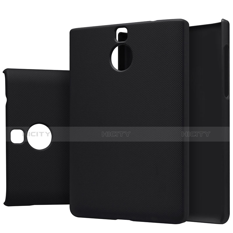 Coque Plastique Rigide Mat M01 pour Blackberry Passport Silver Edition Noir Plus