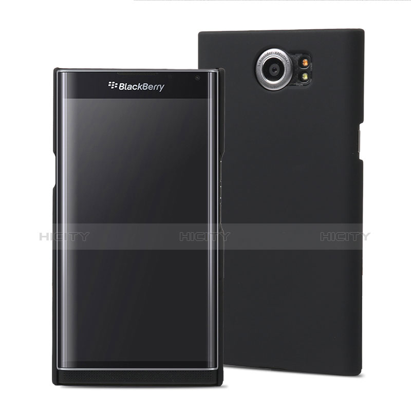 Coque Plastique Rigide Mat M01 pour Blackberry Priv Noir Plus