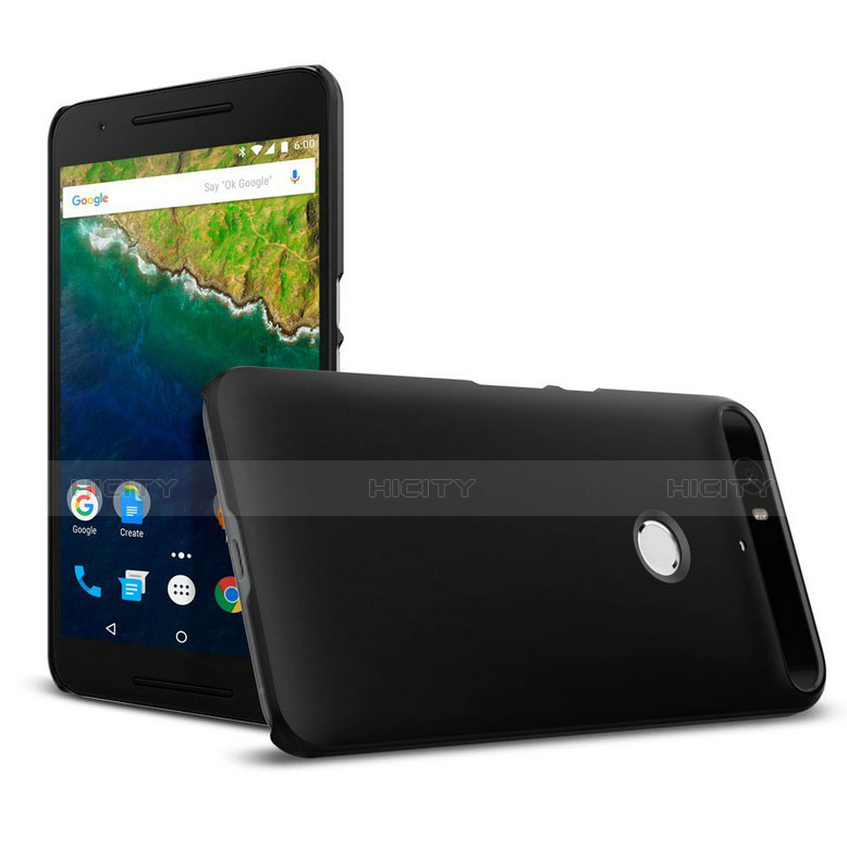 Coque Plastique Rigide Mat M01 pour Google Nexus 6P Noir Plus