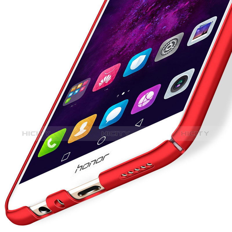 Coque Plastique Rigide Mat M01 pour Huawei Honor 8 Pro Rouge Plus