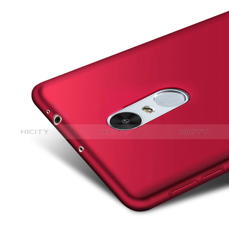 Coque Plastique Rigide Mat M01 pour Xiaomi Redmi Note 3 MediaTek Rouge Plus