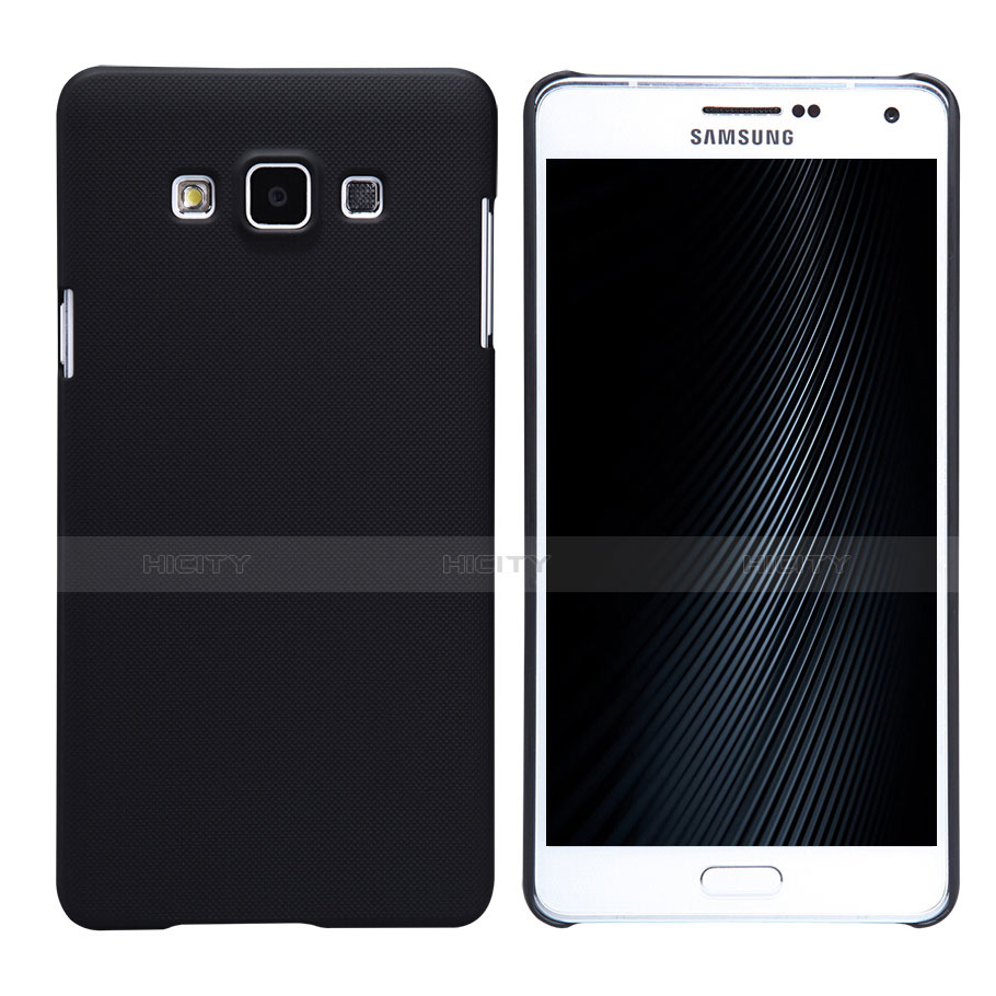 Coque Plastique Rigide Mat M02 pour Samsung Galaxy A7 Duos SM-A700F A700FD Noir Plus