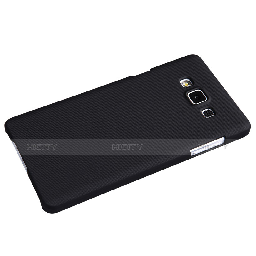 Coque Plastique Rigide Mat M02 pour Samsung Galaxy A7 Duos SM-A700F A700FD Noir Plus