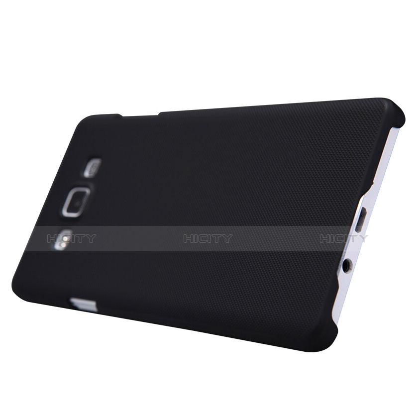 Coque Plastique Rigide Mat M02 pour Samsung Galaxy A7 SM-A700 Noir Plus
