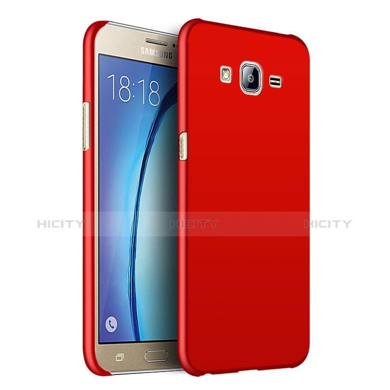 Coque Plastique Rigide Mat M02 pour Samsung Galaxy On7 Pro Rouge Plus