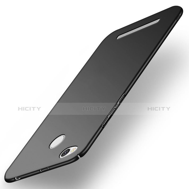 Coque Plastique Rigide Mat M02 pour Xiaomi Redmi 3 High Edition Noir Plus