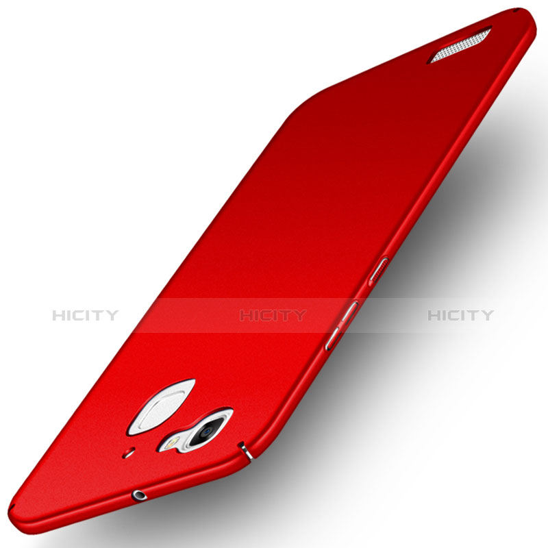 Coque Plastique Rigide Mat M03 pour Huawei G8 Mini Rouge Plus