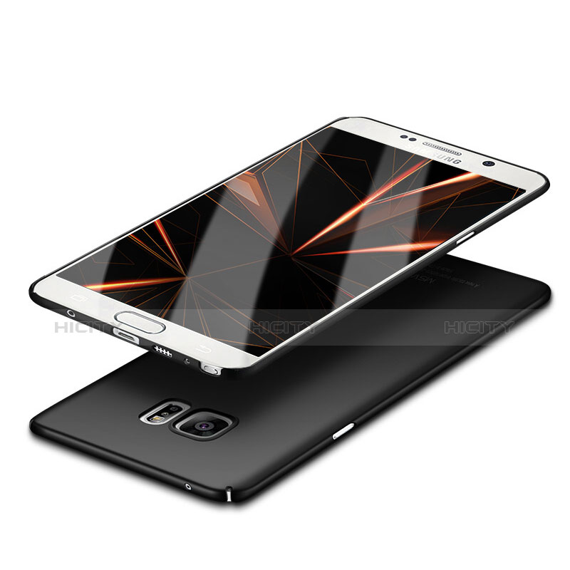 Coque Plastique Rigide Mat M03 pour Samsung Galaxy Note 5 N9200 N920 N920F Noir Plus