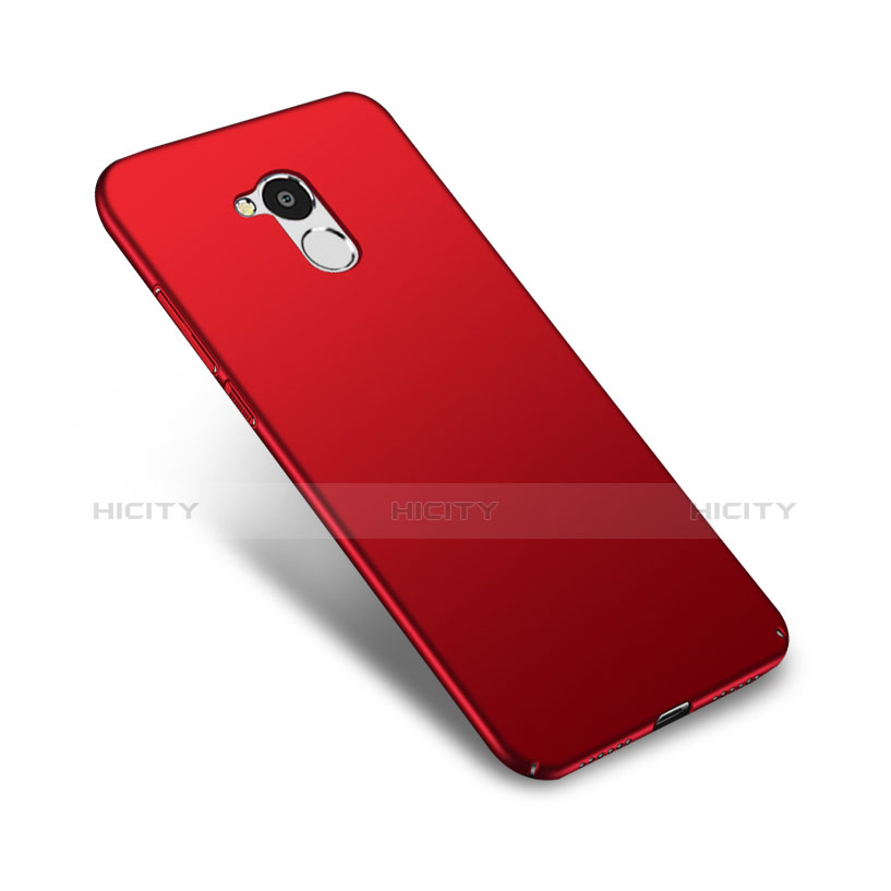 Coque Plastique Rigide Mat M04 pour Huawei Honor 6C Pro Rouge Plus