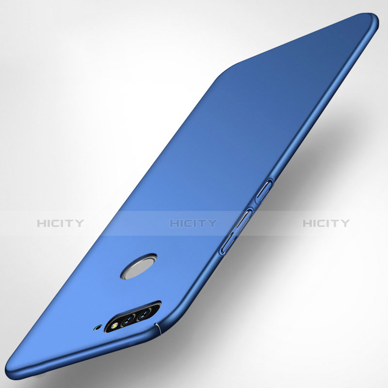 Coque Plastique Rigide Mat M04 pour Huawei Honor 7C Bleu Plus