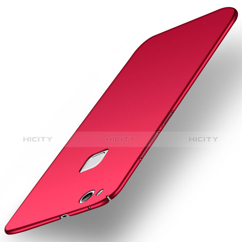 Coque Plastique Rigide Mat M04 pour Huawei P8 Lite (2017) Rouge Plus
