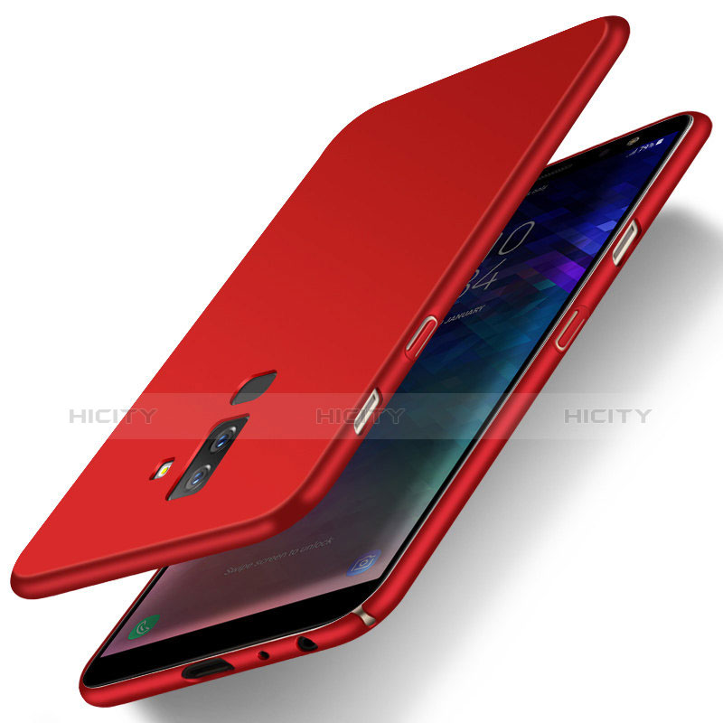 Coque Plastique Rigide Mat M04 pour Samsung Galaxy A6 Plus (2018) Rouge Plus