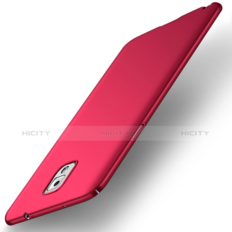 Coque Plastique Rigide Mat M05 pour Samsung Galaxy Note 3 N9000 Rouge Plus