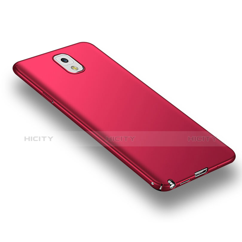 Coque Plastique Rigide Mat M05 pour Samsung Galaxy Note 3 N9000 Rouge Plus