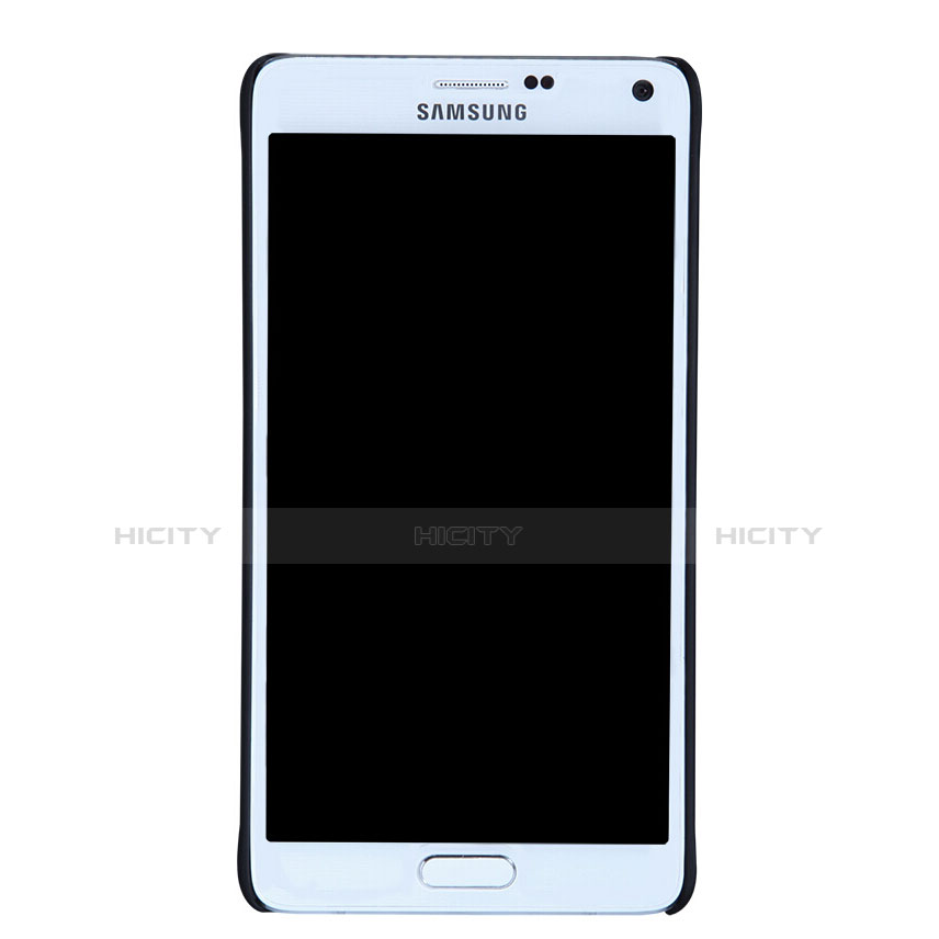 Coque Plastique Rigide Mat M05 pour Samsung Galaxy Note 4 Duos N9100 Dual SIM Noir Plus