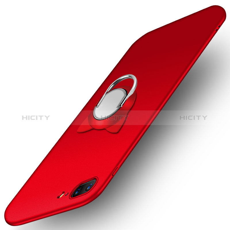 Coque Plastique Rigide Mat M07 pour Apple iPhone 8 Plus Rouge Plus