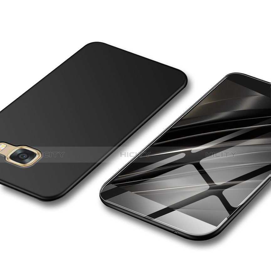 Coque Plastique Rigide Mat M07 pour Samsung Galaxy C7 SM-C7000 Noir Plus
