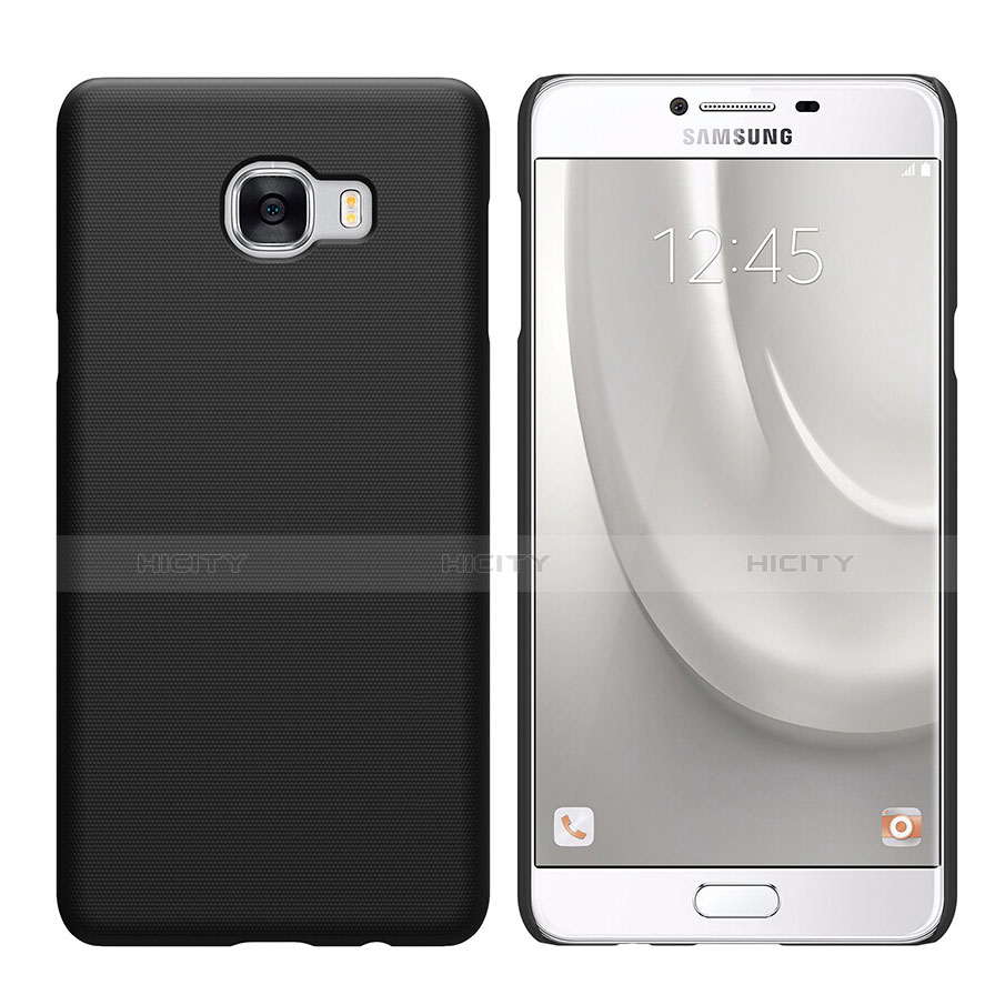 Coque Plastique Rigide Mat M08 pour Samsung Galaxy C5 SM-C5000 Noir Plus
