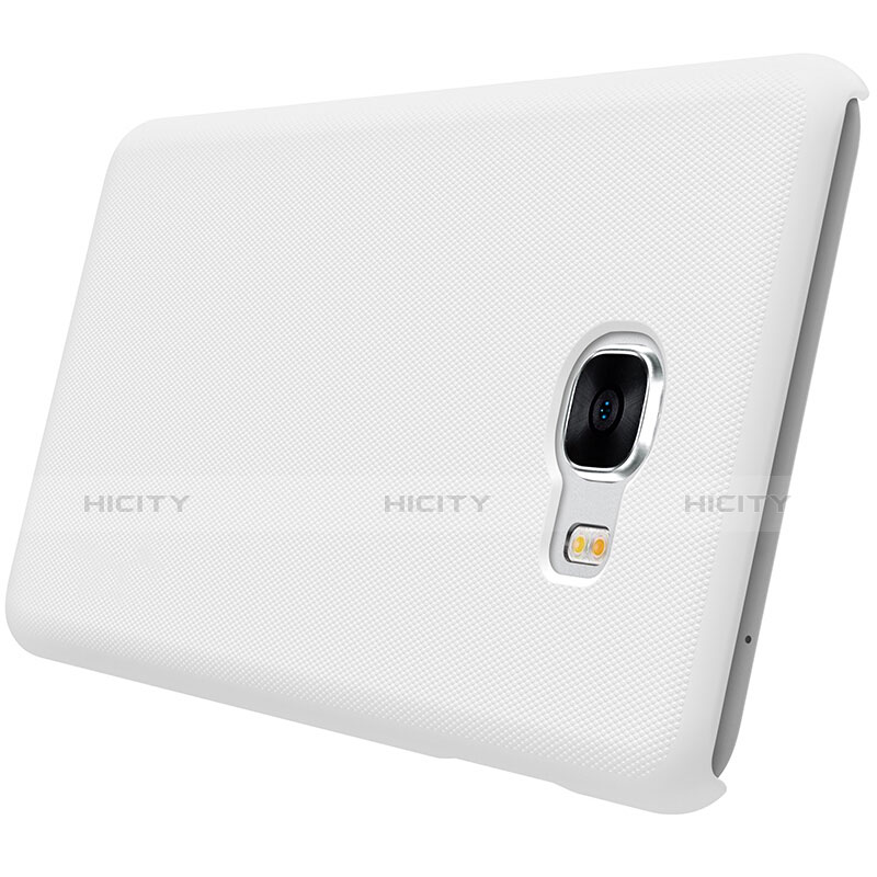 Coque Plastique Rigide Mat M08 pour Samsung Galaxy C7 SM-C7000 Blanc Plus