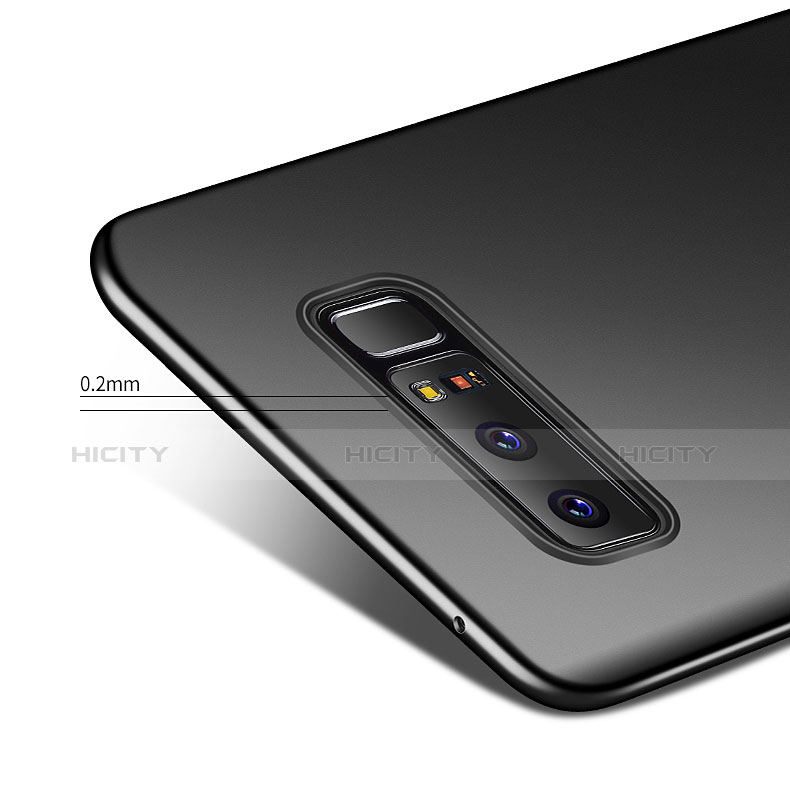 Coque Plastique Rigide Mat M08 pour Samsung Galaxy Note 8 Noir Plus