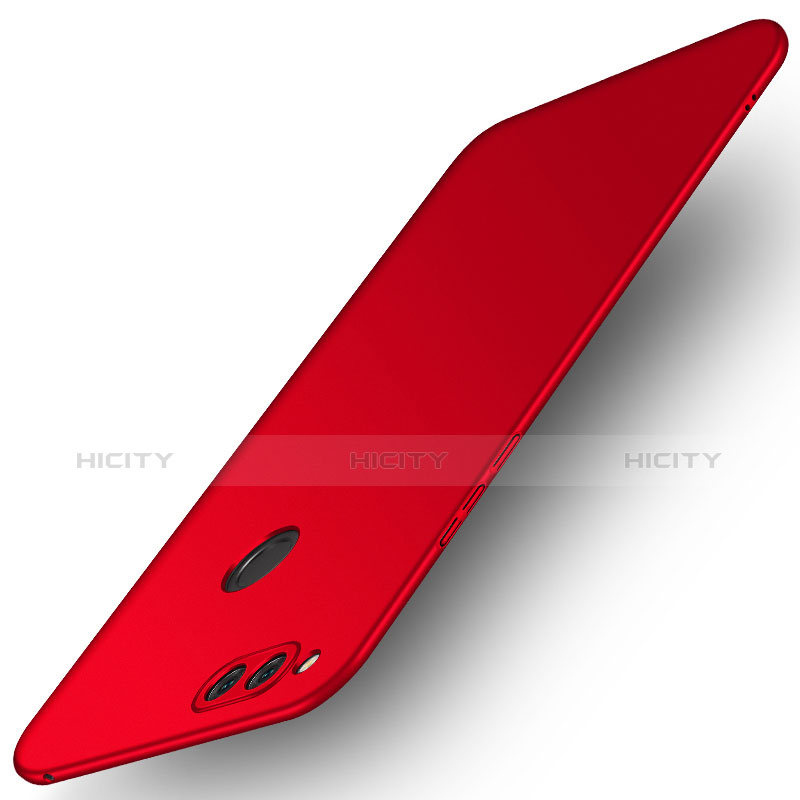 Coque Plastique Rigide Mat M12 pour Huawei Honor Play 7X Rouge Plus