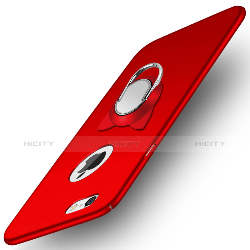 Coque Plastique Rigide Mat P01 pour Apple iPhone 6 Plus Rouge Plus