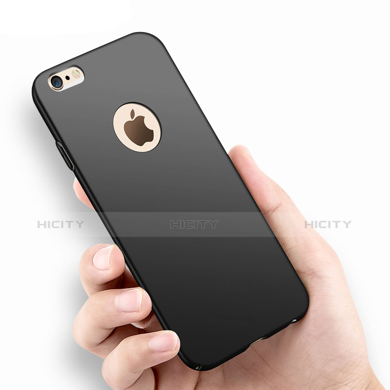 Coque Plastique Rigide Mat P08 pour Apple iPhone 6S Plus Noir Plus