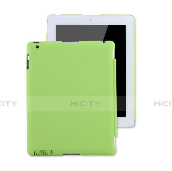 Coque Plastique Rigide Mat pour Apple iPad 4 Vert Plus