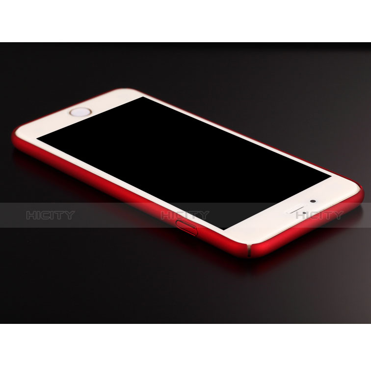 Coque Plastique Rigide Mat pour Apple iPhone 6 Rouge Plus