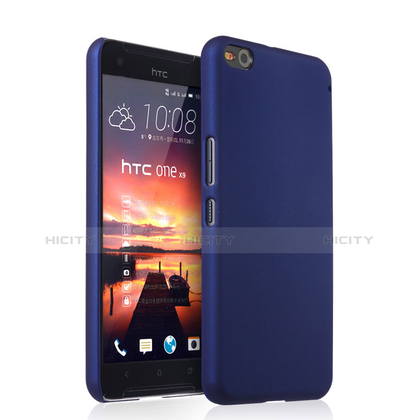 Coque Plastique Rigide Mat pour HTC One X9 Bleu Plus