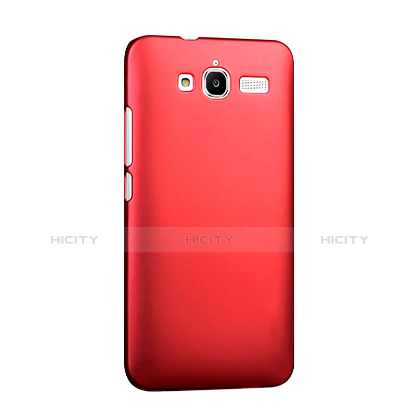 Coque Plastique Rigide Mat pour Huawei Ascend GX1 Rouge Plus