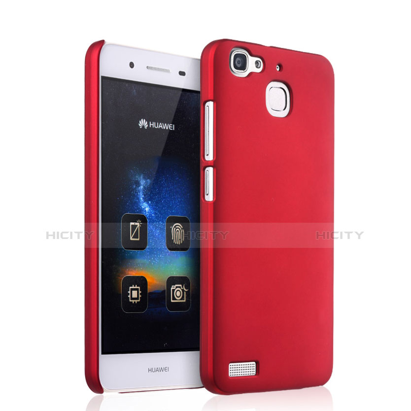 Coque Plastique Rigide Mat pour Huawei Enjoy 5S Rouge Plus